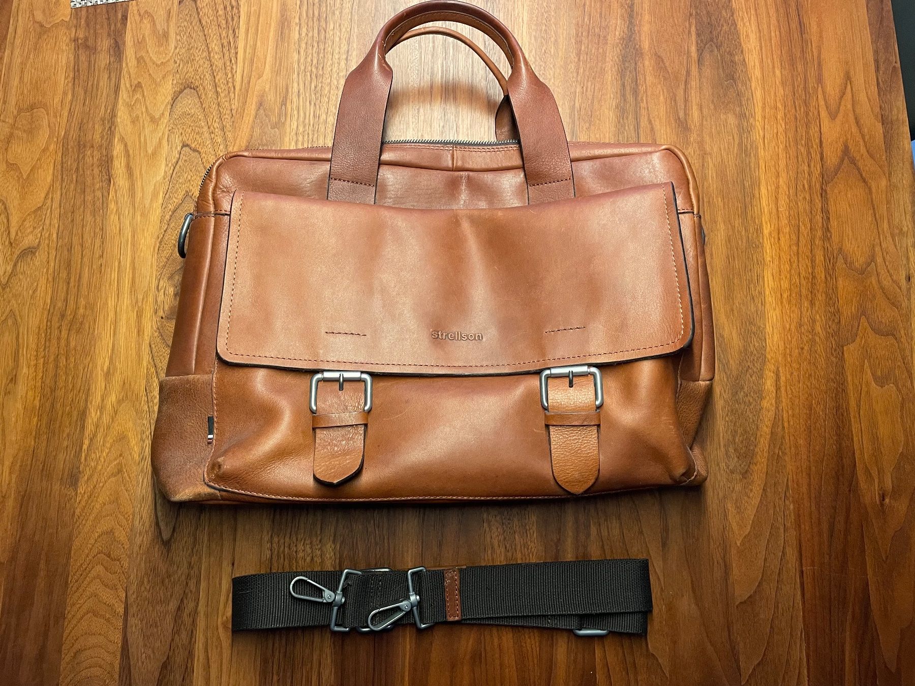 Strellson Borse: Strellson Ledertasche Braun – Usato da Rudolfstetten venduto da Rob24 1