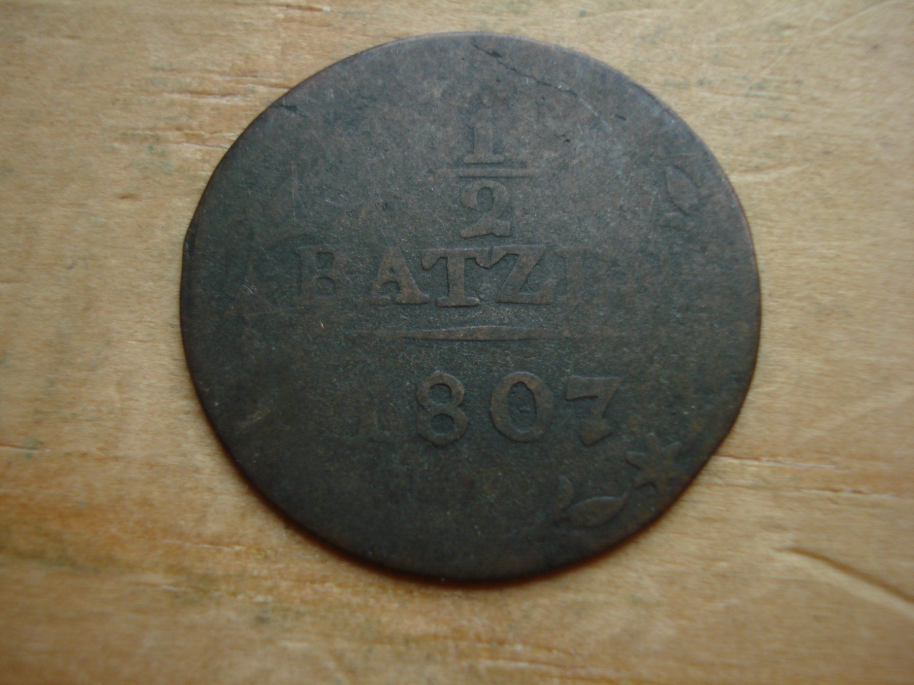 Tutti le monete: (W5) Aargau 1/2 Batz 1807 – Usato da Erlach venduto da Net-Coins 1