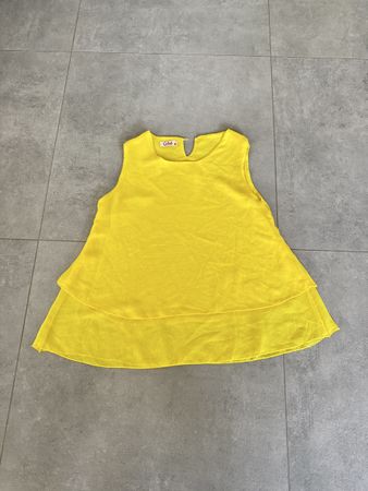 Sommerliches, gelbes Top von Caliente, Grösse 36