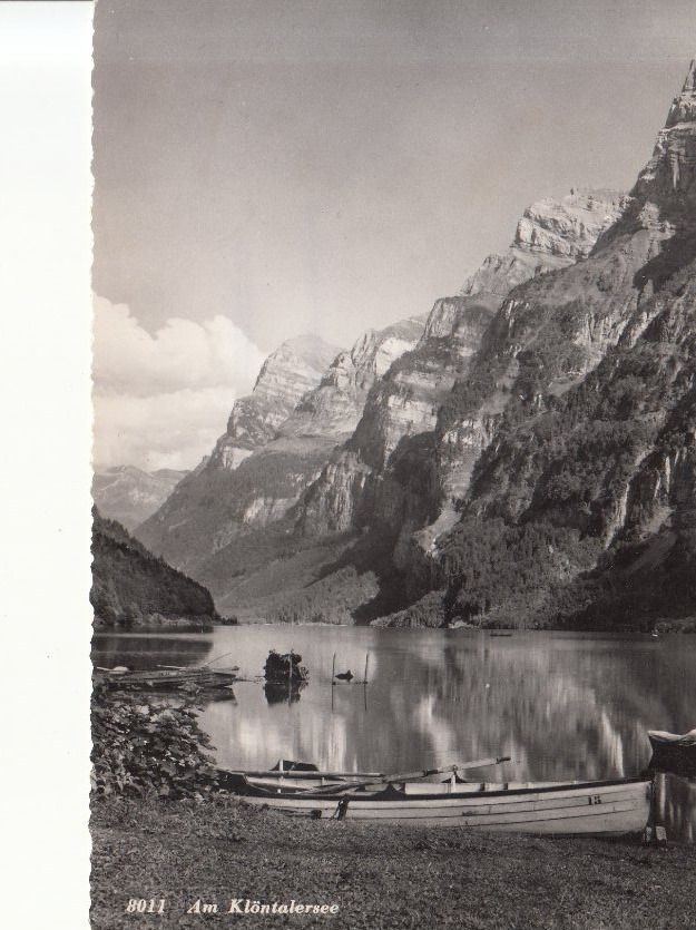 Cartoline postali: Klöntalersee 1948 – Usato da Bürglen TG venduto da StampGraf
