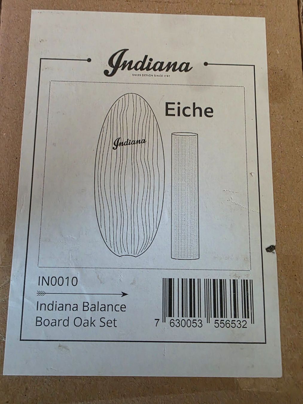 Hometrainer: Indiana Balanceboard Eiche Inkl. Korkrolle Neu - Ab 1.-CHF – Nuovo e nell'imballaggio originale da Otelfingen venduto da igood 4