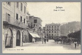 BELLAGIO, LAGO DI COMO, BELEBT, *