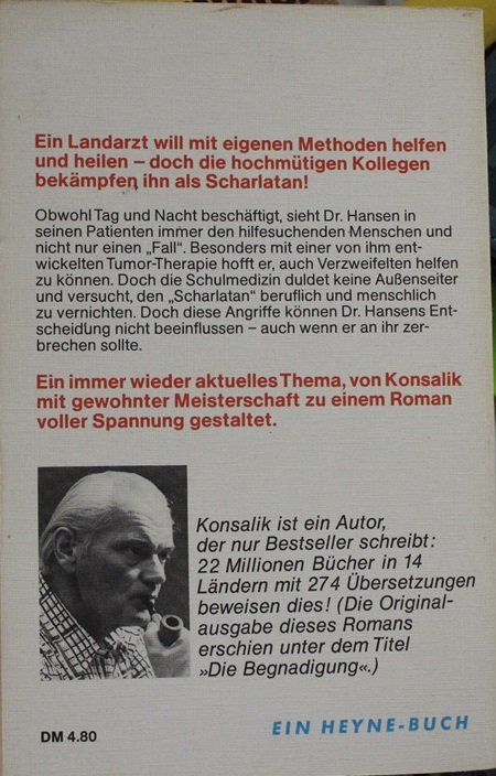 Libri: Konsalik - Diagnose (Roman) – Usato da Schlatt TG venduto da annesbuecher 1