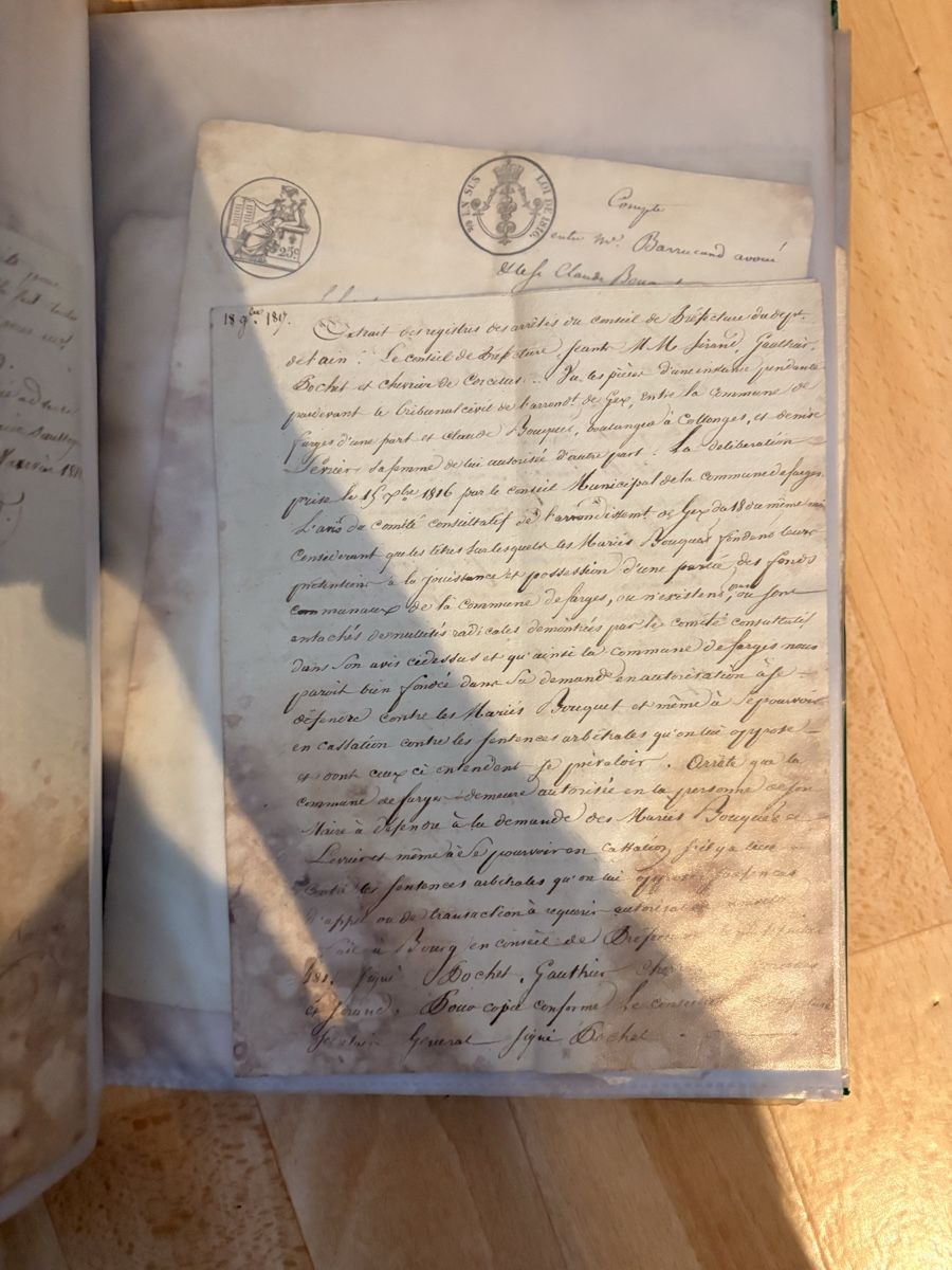 Documenti: Document Ancien rare, manuscrit original authentique! – Usato da Carouge GE venduto da irma016