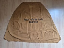 Alte Vintage Nähmaschine Staubschutz Haube Vintage Reklame