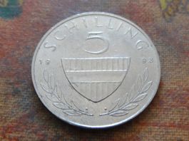 AUTRICHE  5  Schilling  1993