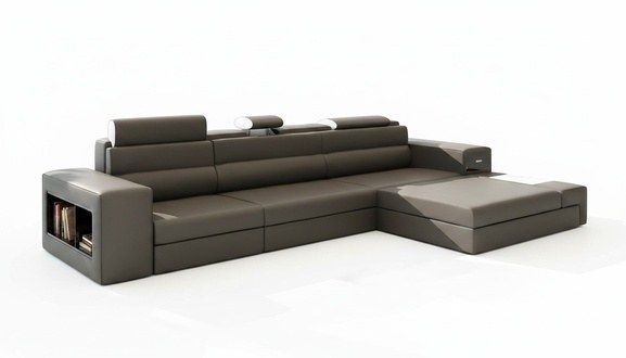 Divani: Ecksofa Ledersofa Wohnlandschaft L Form Sofa Couch Polster – Nuovo e nell'imballaggio originale da Zug venduto da jvmoebel-schweiz 2