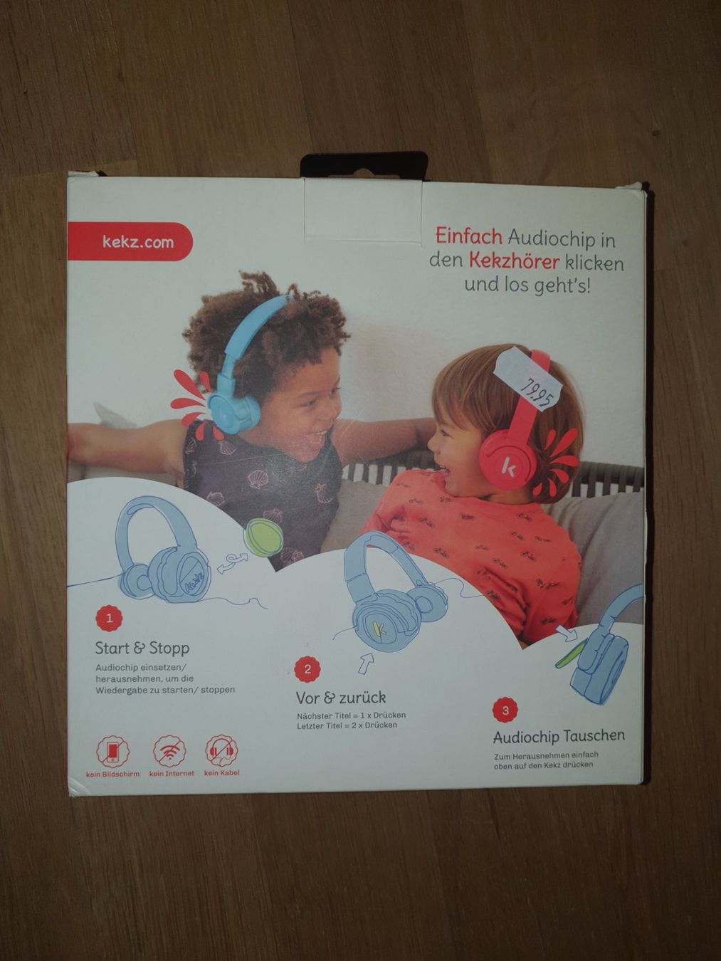 Spielzeuge: Kekz Kopfhörer in blau – Neu und originalverpackt aus Oftringen von papillon075 1
