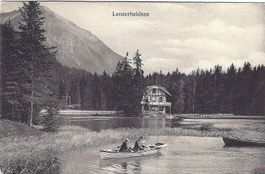 Lenzerheidsee, ungelaufene alte AK