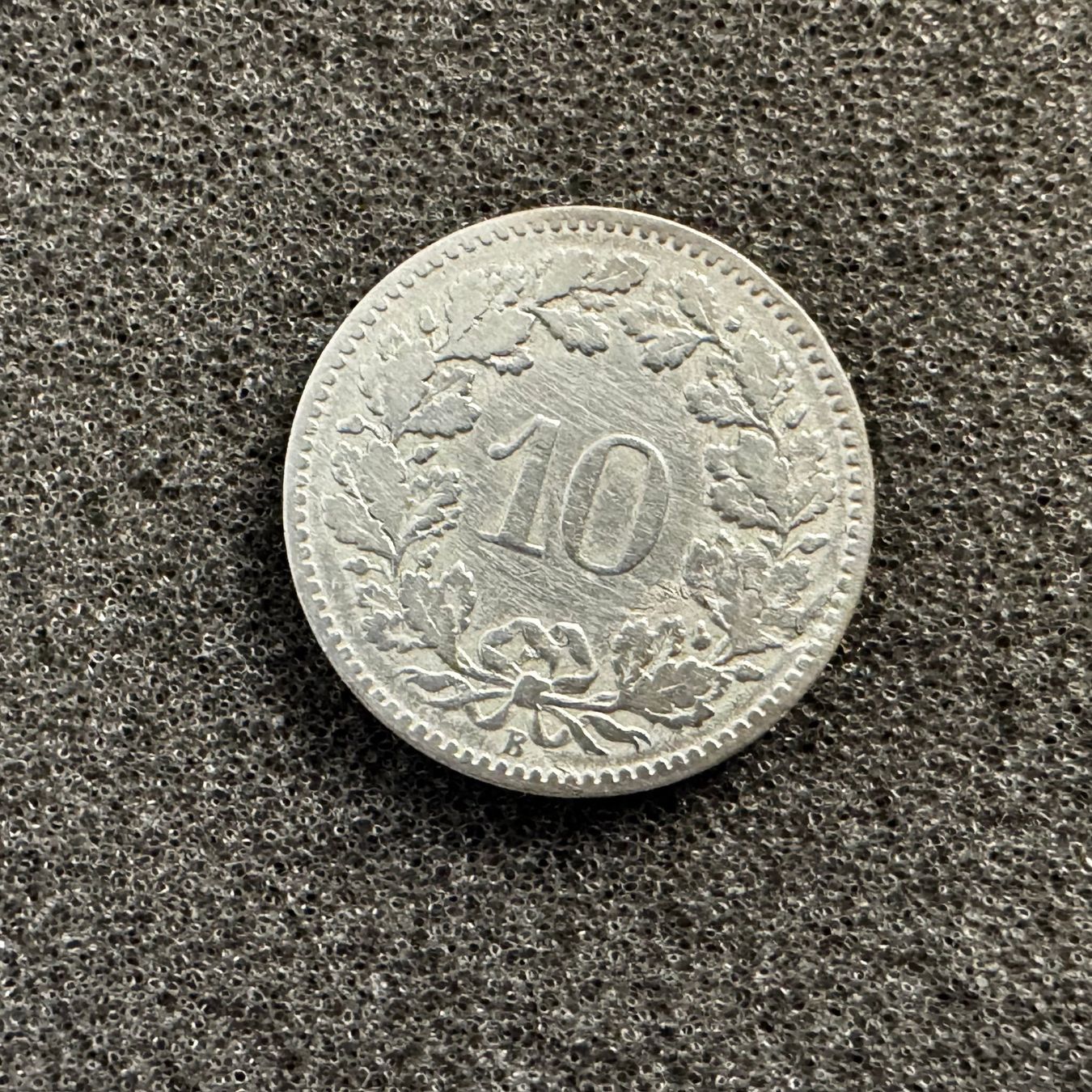 Tutti le monete: 10 Rappen Schweiz 1902 – Usato da Reitnau venduto da tb-muenzen 1