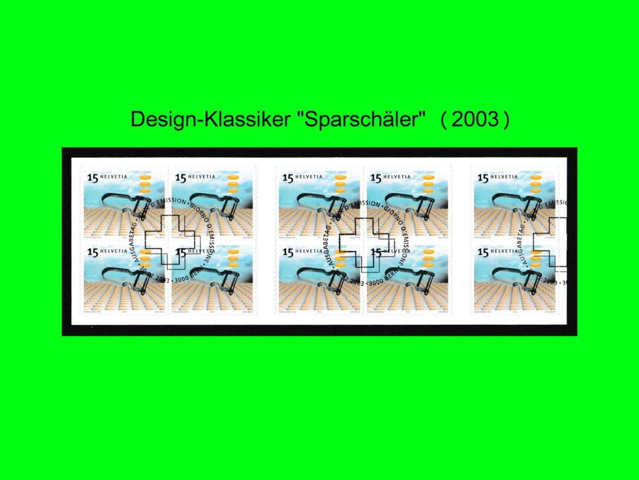 Tutti i francobolli: Markenhefte "Design-kKassiker Schweiz I" (2003) – Nuovo (secondo la descrizione) da Dübendorf venduto da chiara48 5