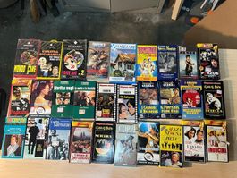 Raccolta di videocassette VHS