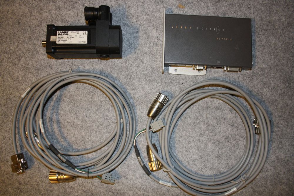 Servo Motor Controller Sv 72V10-DC mit Motor und Anschlusska (Neu ...