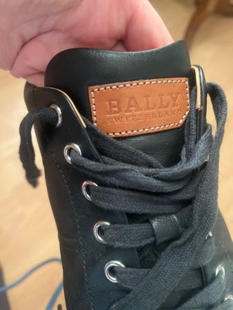 Bally Sneaker Unisex / Herren / Damen schwarz Leder Gr. 40