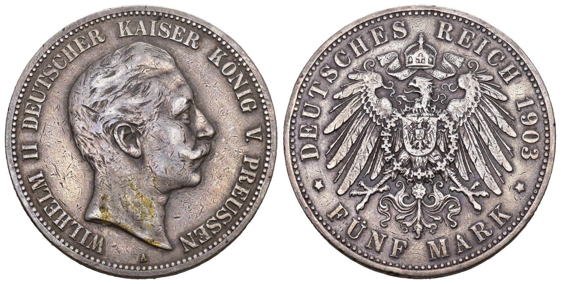 Alle Münzen: Preussen 1903 – Gebraucht aus Bern von numismatictops