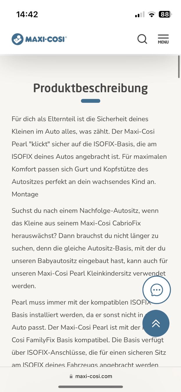 Seggiolini per auto: Isofix Station und Pearl Sitz (fast gratis!!!) – Usato da Hochdorf venduto da Forestgreen 7