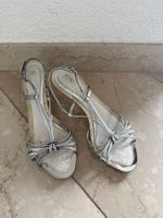 Silberne GEOX Riemchen-High Heels