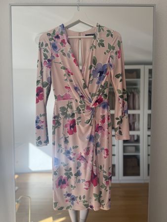 RALPH LAUREN Kleid, Gr. 0, Blumenmuster, Frühling/Sommer