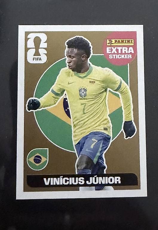 Panini Carte collezionabili: Panini Extra Sticker Gold Vinicius Junior – Nuovo (secondo la descrizione) da Winterthur venduto da YoungPrince