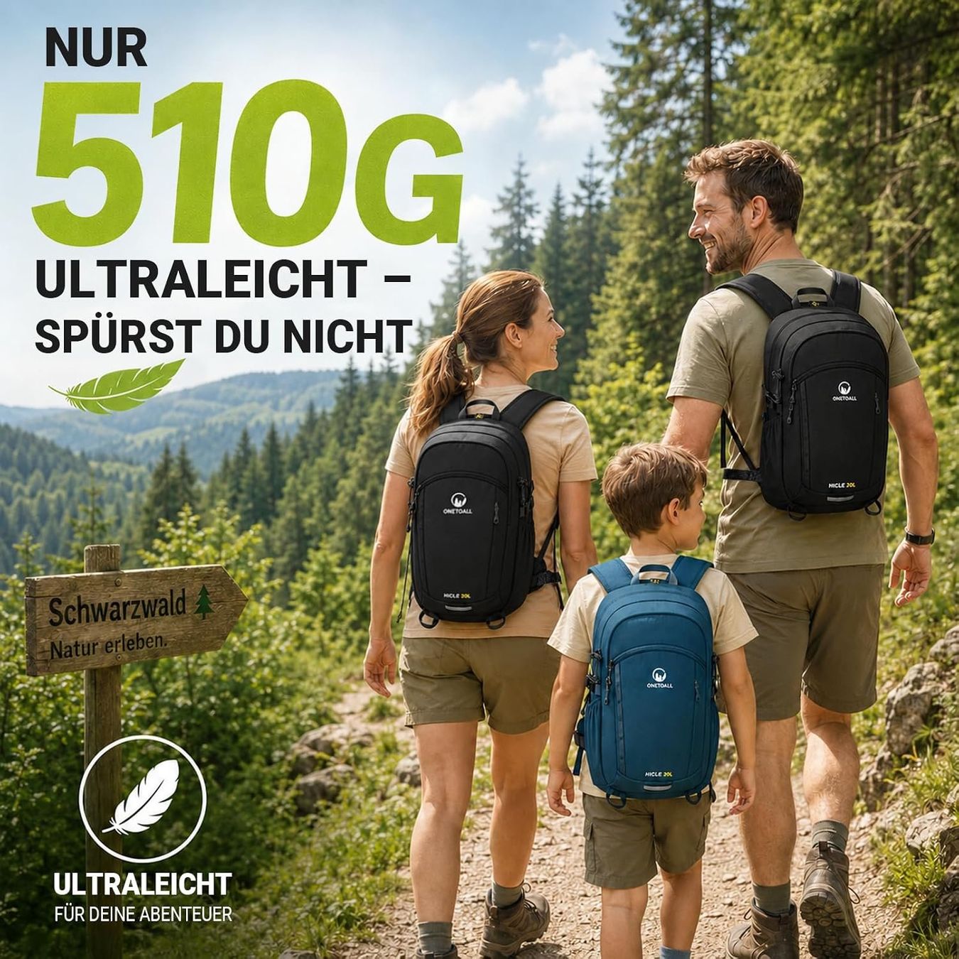 Rucksäcke: Wanderrucksack 20L leicht mit Regenhülle – Neu und originalverpackt aus Suhr von SchnapperCH 3