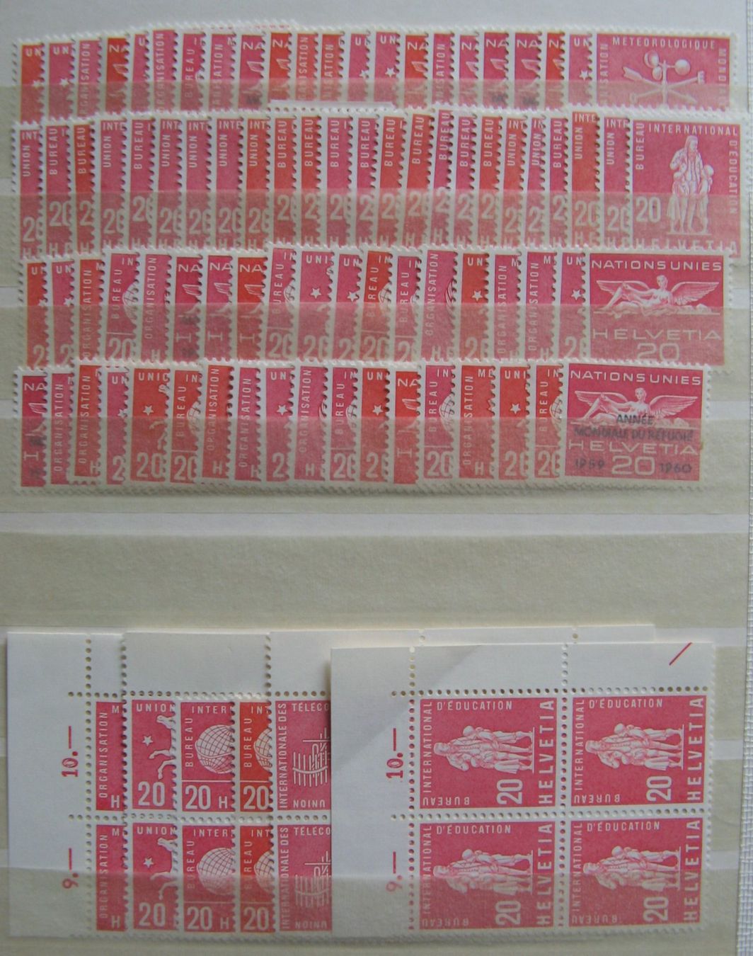Alle Briefmarken: Ämtermarken aus den Jahren 1955 - 1963 postfrisch – Neu (gemäss Beschreibung) aus Frauenfeld von Interessent1 2