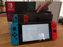 Nintendo Switch 1 - Original Box, 128gb, protective cover