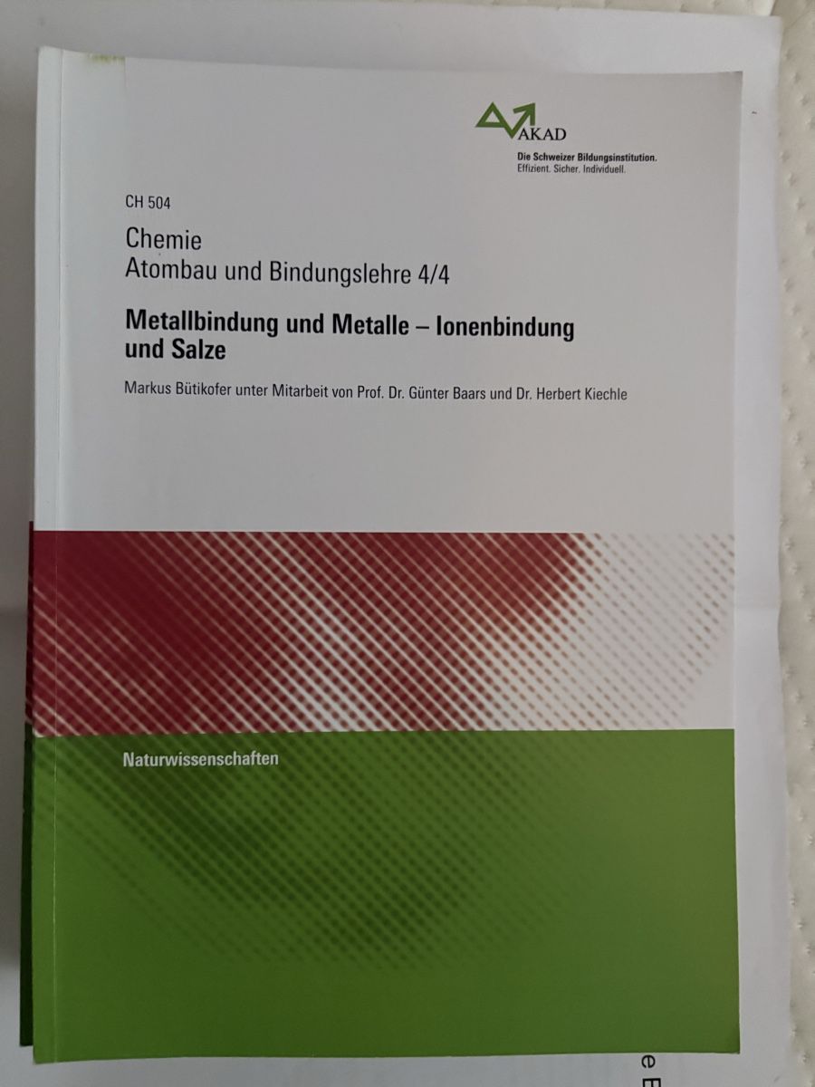 Bücher: Compendio Chemie – Gebraucht aus Allenwinden von ard_gy9p 4