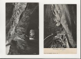 AK ca. 1920 2 x Aareschlucht Meyringen