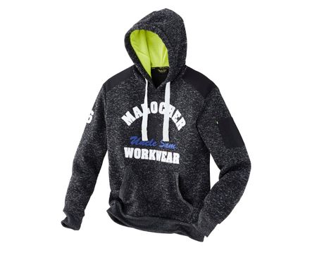 UNCLE SAM Workwear Strickfleece Hoodie "Malocher" Gr. M