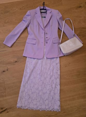 Escada Vintage Zweiteiler (Deux-pièces) Blazer+Spitzenkleid
