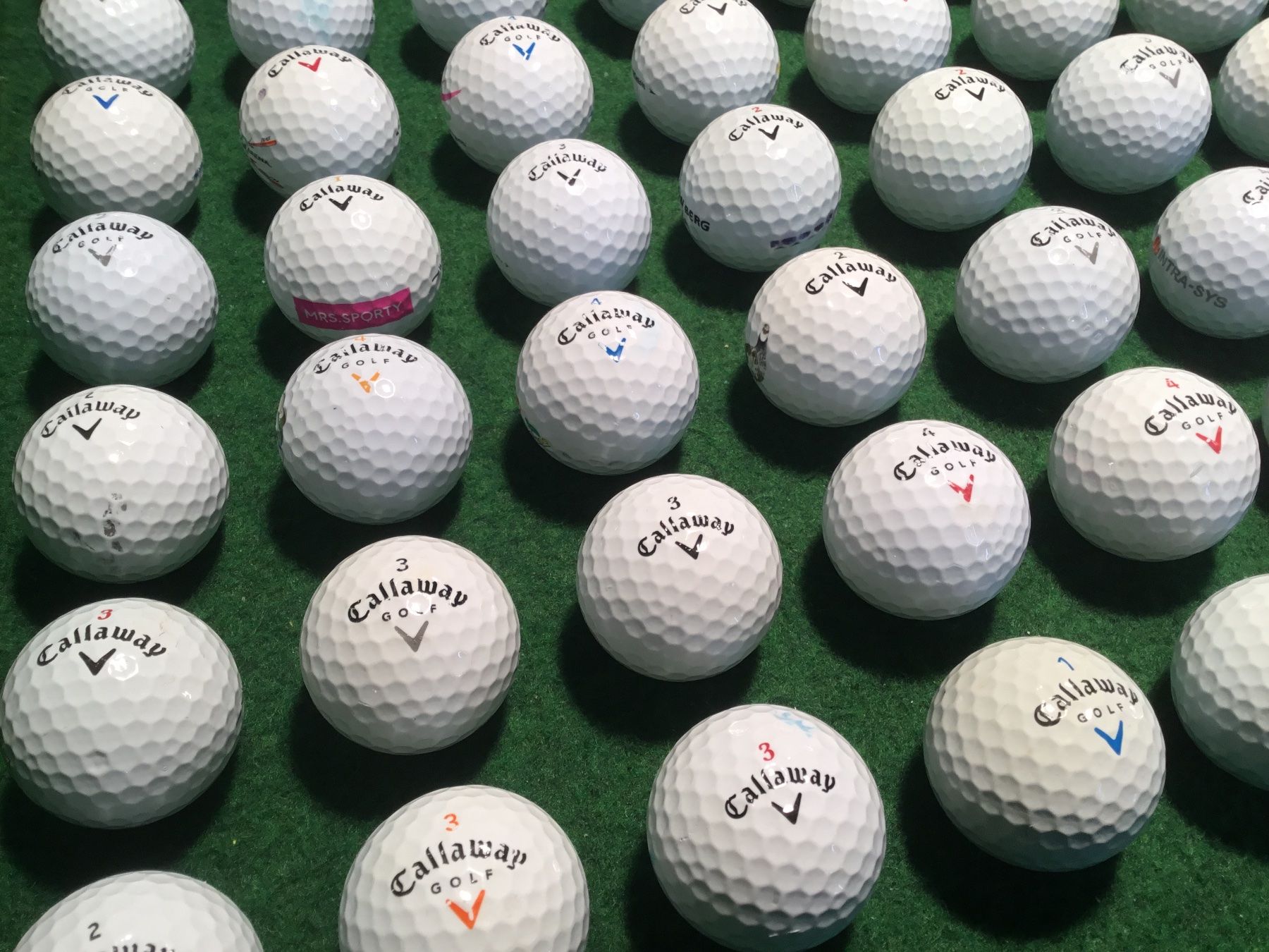 Callaway Palloni: 80 Golfbälle Callaway (schön) – Usato da Bergdietikon venduto da shimano4 3