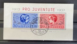Pro Juventute Block 1937