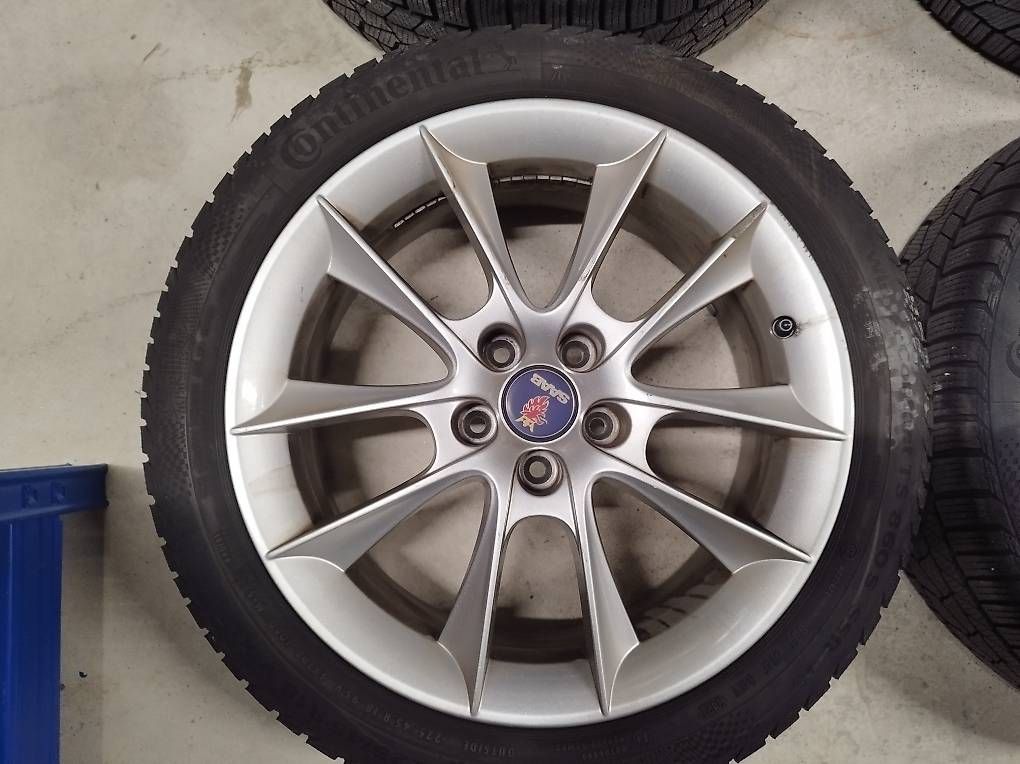 Saab Pneus & Kompletträder: SAAB 18 Zoll Räder ALU 65 – Gebraucht aus Brislach von SAAB_11 3