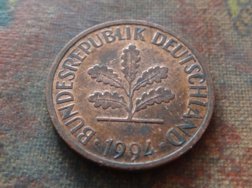 Alle Münzen: DEUTSCHLAND 2 Pfennig 1994 – Gebraucht aus Romanel-sur-Lausanne von Swift13