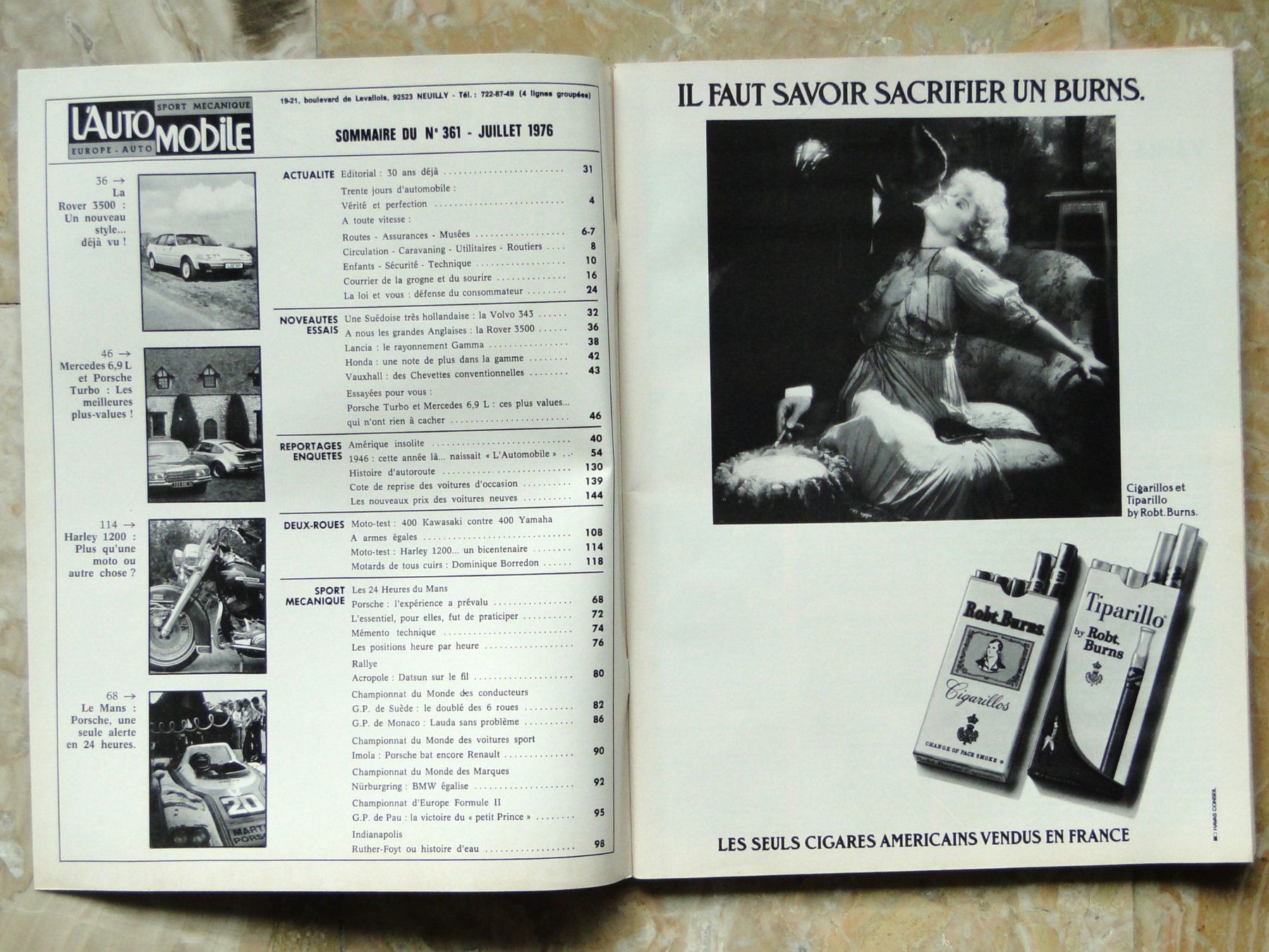 Riviste & Magazine: 3 numéros L'AUTOMOBILE 1976/1979 – Usato da Killwangen venduto da cyrano56 1