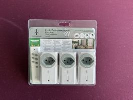 Intertechno Funk-Zwischenstecker IT-1500 3er Set neu