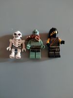 3er Set Lego Minifiguren Skelett, Zombie, Ninja. Top!
