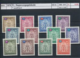 1976 Liechtenstein, Dienstmarken, ** postfrisch