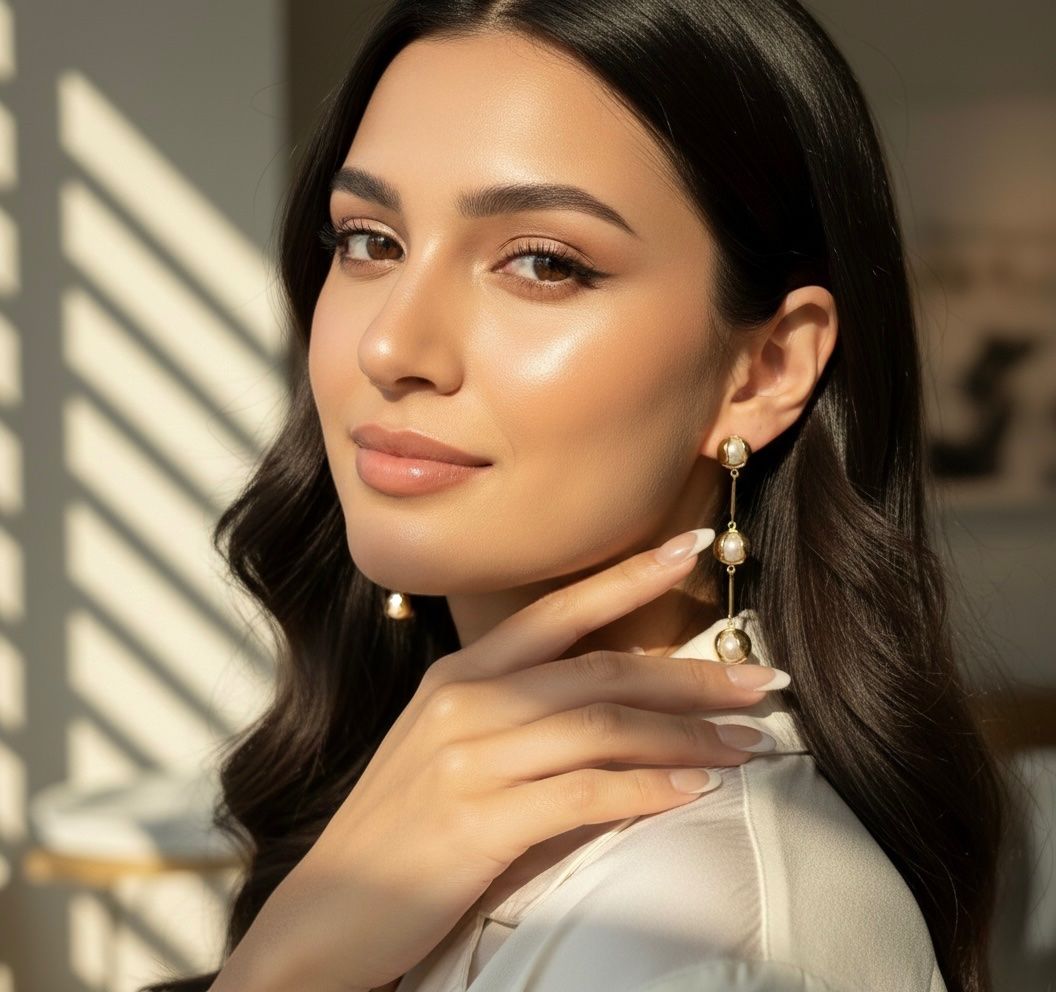 Orecchini pendenti & Orecchini a lobo: Boucles d’oreilles Luna Perla – Nuovo e nell'imballaggio originale da St-Maurice venduto da Sandrinette123 3
