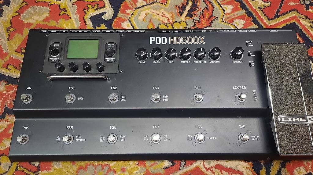 Line 6 Musikinstrumente: Line 6 POD HD500X (multi-effets / simulateur dampli) – Gebraucht aus Neuchâtel von vougui 1