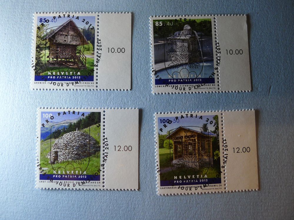 2012 Pro Patria Kleinbauten ET Vollstempel B318-320 | Kaufen Auf Ricardo