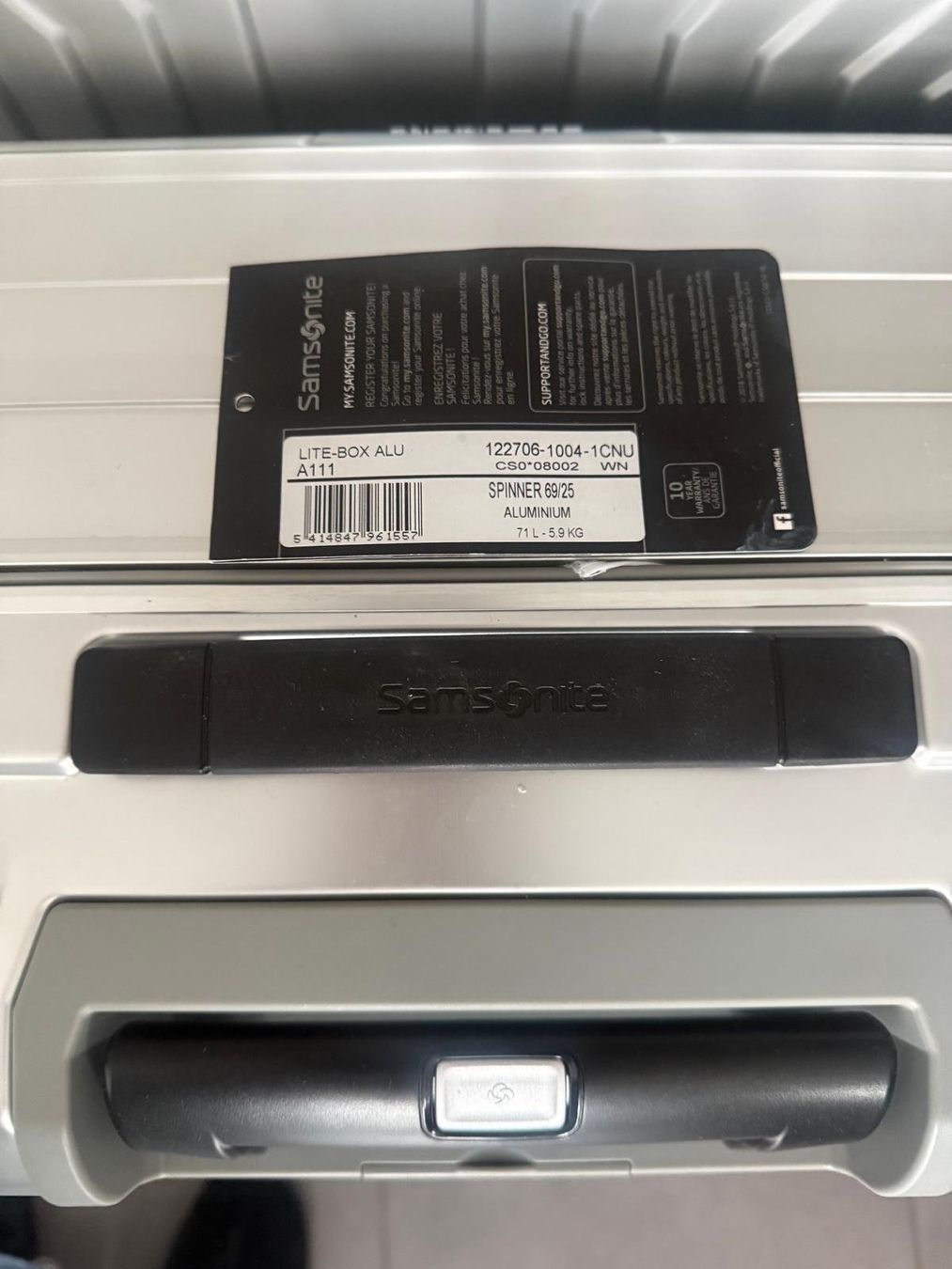Samsonite Valigie: Reise Koffer Samsonite Lite Alu Box Type, 91 Liter – Nuovo (secondo la descrizione) da Sursee venduto da cb-marcos 3