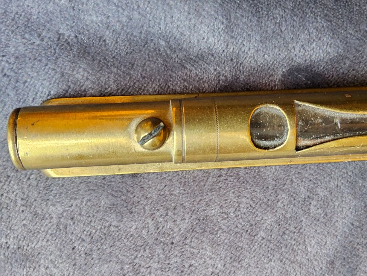 Messen: Antike Messing Taschen Wasserwage ca 1900 – Gebraucht aus Zürich von SciTec 4