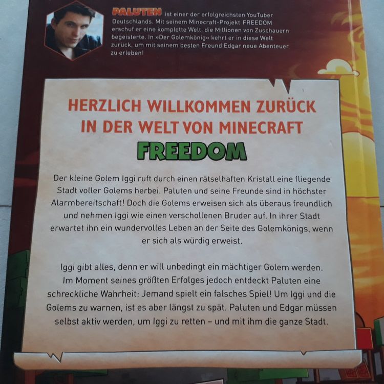 Paluten : Der Golemkönig - Minecraft Freedom | Kaufen auf Ricardo