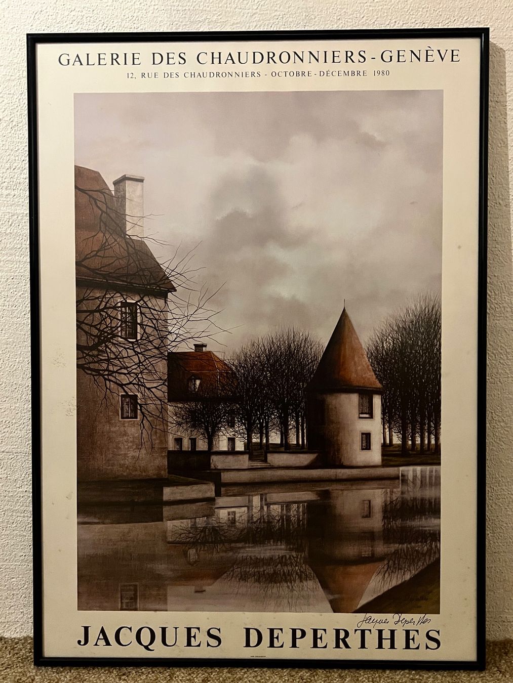Foto & Immagini: Affiche signée de Jacques Deperthes (1980) – Usato da Vésenaz venduto da Bartos 1