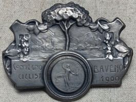 Italia - Baveno - 1909 - "Convegno ciclistico Baveno".