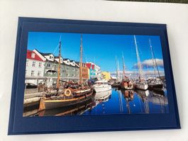 Grusskarte / Fotokarte mit Couvert 14.8 x 21 cm, Färoer
