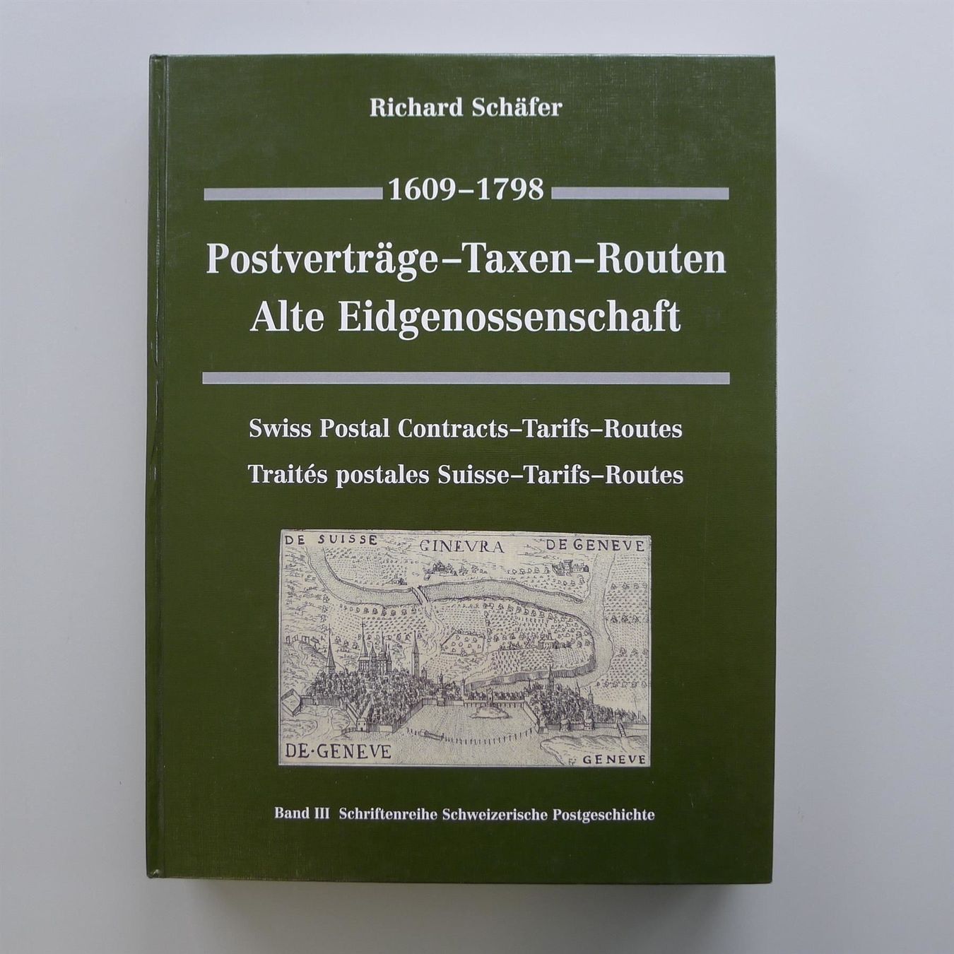 Tutti i francobolli: Postverträge: Alte Eidgenossenschaft:  SCHÄFER-BUCH – Usato da Sursee venduto da Luzernerraute 1