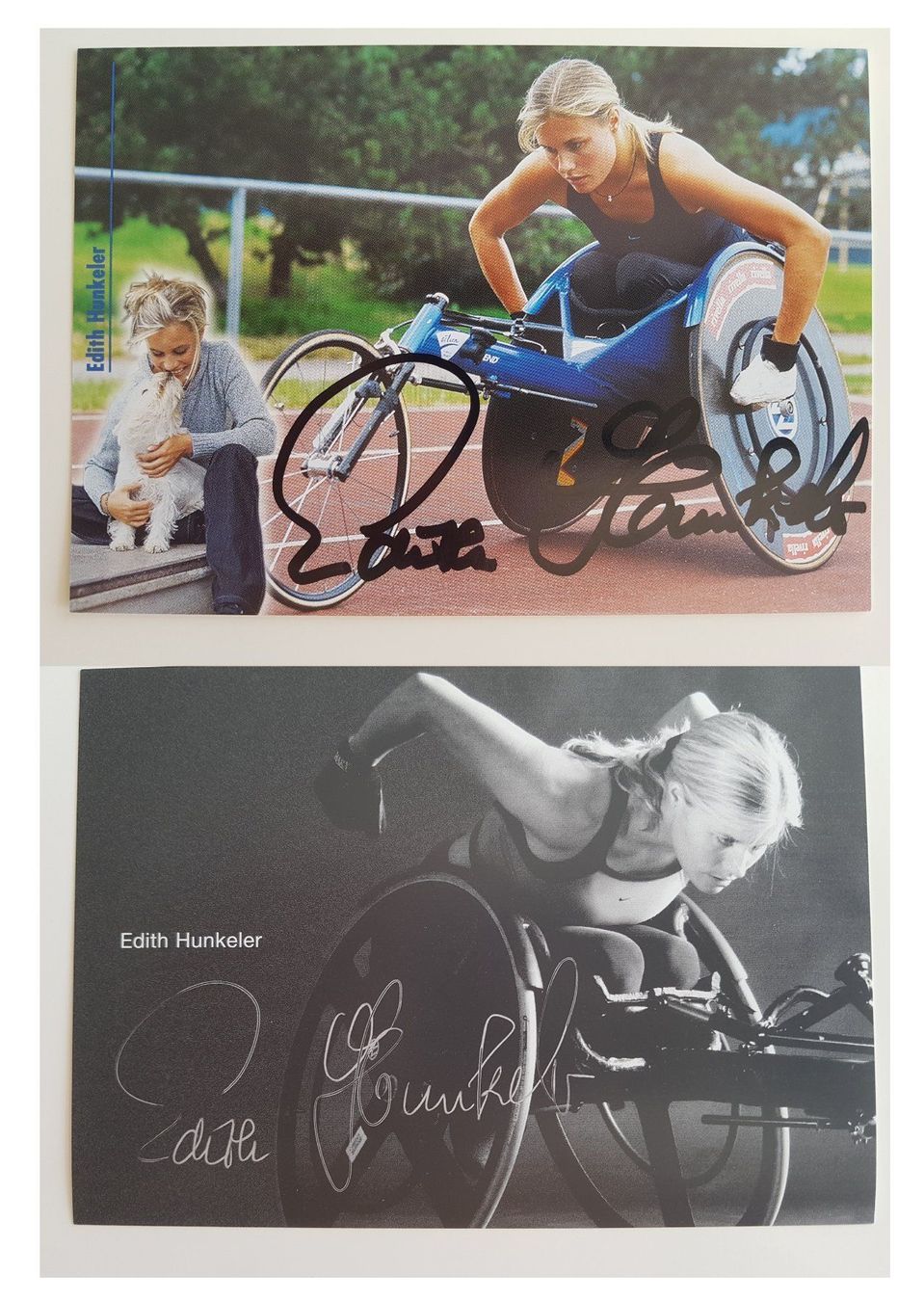 Autografi: 2 Original Autogramme Edit Hunkeler – Nuovo (secondo la descrizione) da Zweidlen venduto da Wtf