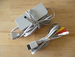 AV-Kabel + Netzteil für Nintendo Wii